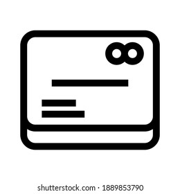 credit icon or logo isolated sign symbol vector illustration - high quality black style vector icons
