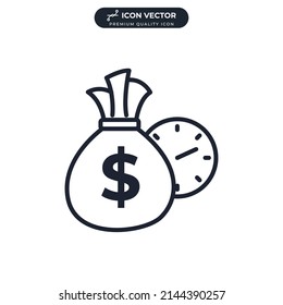 credit icon symbol template for graphic and web design collection logo vector illustration