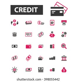 iconos de crédito
