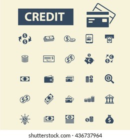 credit icons