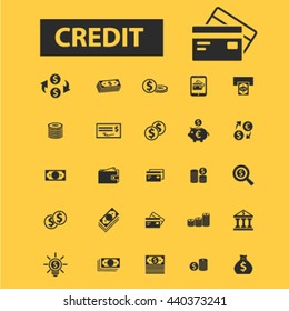 credit icons
