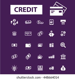 iconos de crédito