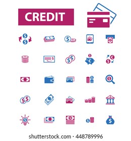 iconos de crédito