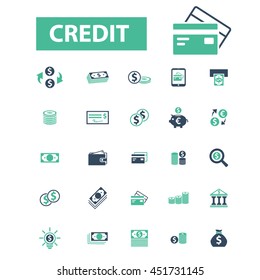 iconos de crédito