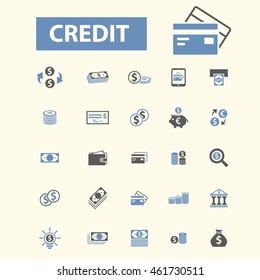 credit icons