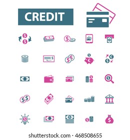 credit icons