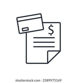 credit icons isolated on White Background. Flat style design