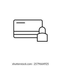 Credit limit icon Flat simple outline