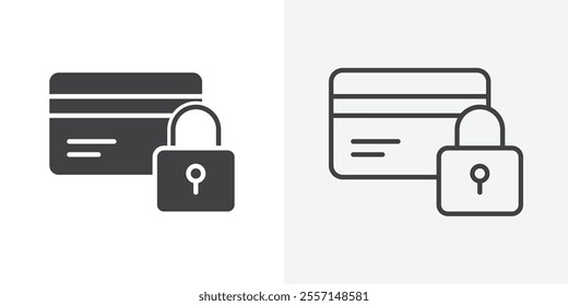 Credit limit icon. outlined vector style.