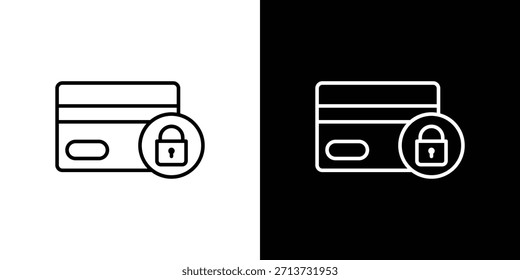 Icono de límite de crédito. Símbolo plano simple. Ilustración de pictograma de contorno negro perfecto