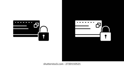 Icono de límite de crédito ilustraciones gráficas planas simples. Vector de silueta blanco y negro