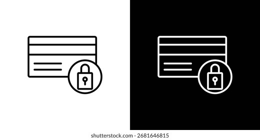 Kreditlimit Symbol einfaches Vektorpiktogramm. Schwarz-Weiß-Symbolkonzept
