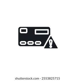 Credit limit icon Thin line flat illustration