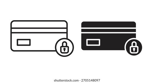 Icono de límite de crédito Vector modernos diseños planos y de trazo
