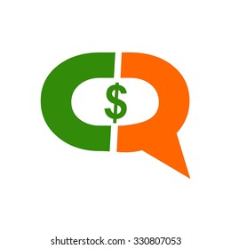 Credit Qualified, C Q Initial Logo Template