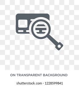 Credit reference agency icon. Credit reference agency design concept from Credit reference agency collection. Simple element vector illustration on transparent background.