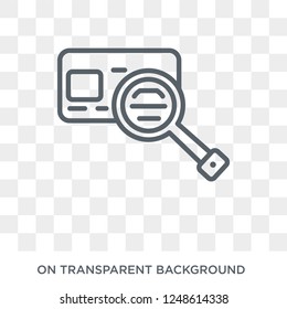 Credit reference agency icon. Credit reference agency design concept from Credit reference agency collection. Simple element vector illustration on transparent background.