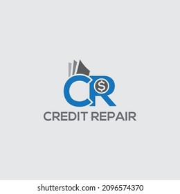 Credit Repair Logo Design CR 