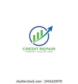 Credit Repair Logo Design Vector
Credit Service Logo 