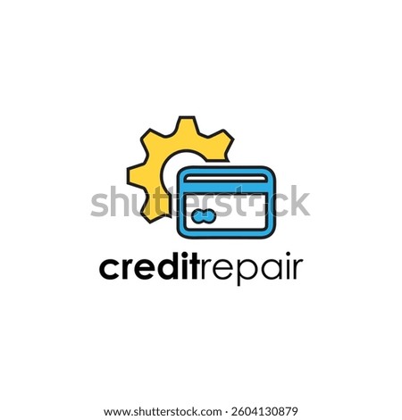 Credit Repair Logo Vector Icons