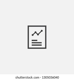 Credit report base icon. Simple sign illustration. Credit report symbol design. Can be used for web, print and mobile
