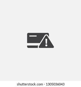 Credit risk base icon. Simple sign illustration. Credit risk symbol design. Can be used for web, print and mobile