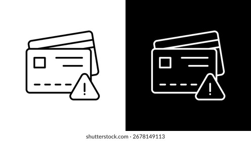 Conjunto de iconos de riesgo de crédito Colección de estilos múltiples