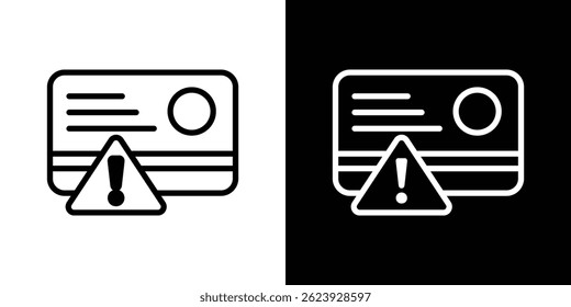 credit risk icon vector for web and mobile app. Symbol isolated.