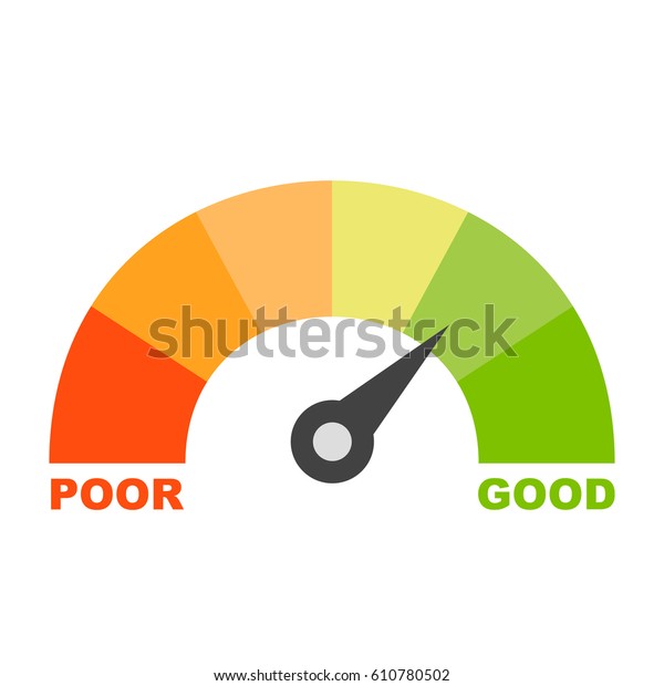 Credit Score Stock Vector (Royalty Free) 610780502