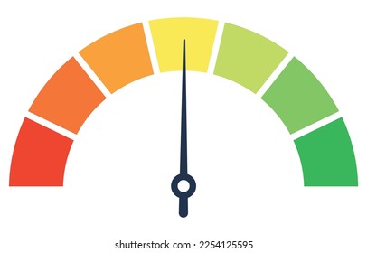 Credit score .Business success concept. Financial concept. Mortgage loan. Vector isolated illustration