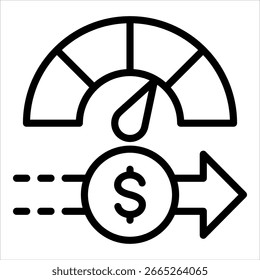 Credit Score Icon Element For Design