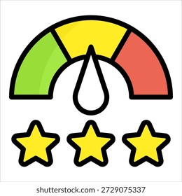 Elemento de Ícone de Pontuação de Crédito para Design