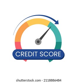 Credit Score Income Banking Service Credit Report Icon Sign Symbol Design Vector