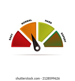 credit score meter simple icon