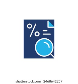 credit search colored icon vector design good for website and mobile app