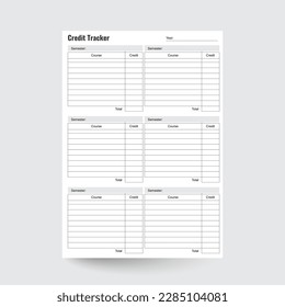 Credit Tracker,Graduation Planner,Course Credit Tracker,College Tracker,University Tracker,Course Tracker,Course Planner,academic planner,course overview,collage course