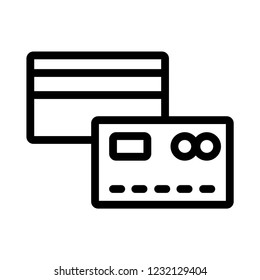 Credit vector icon