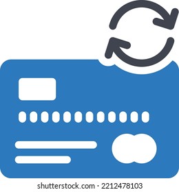 ilustración del vector de crédito en un fondo transparente. Símbolos de calidad superior. Iconos vectoriales de glifos para diseño de conceptos y gráficos. 
