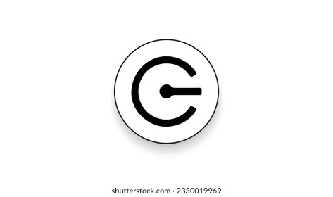 Creditcoin, CTC cryptocurrency logo on isolated background with copy space. 3d vector illustration of Creditcoin, CTC Token icon banner design concept.