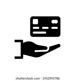 Crediting icon - Simple vector illustration