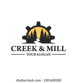 Creek And Mill Logo Design