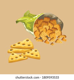 Creep Snack Vektor Design Ilustration