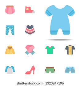 creepers color icon. Clothes icons universal set for web and mobile