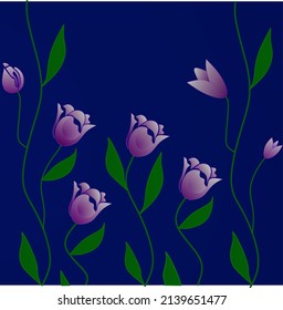 Vektorhintergrund Wallpaper schöne Tulpenblume Nelumbo nucifera magnoliophyta magnoliopsida Proteales