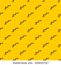 Creeping snake pattern seamless vector repeat geometric yellow for any design