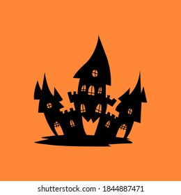 Creepy Castle & House in vector Graphics