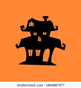 Creepy Castle & House in vector Graphics