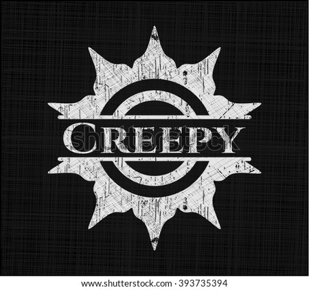 Creepy chalk emblem