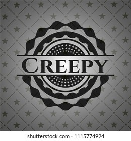 Creepy dark emblem