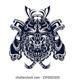 
Creepy demon illustrations with an ancient theme